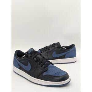 Jordan 1 Low OG Mystic Navy Blue Black Low Top Sneaker CZ0790-041 - Mens Size 12